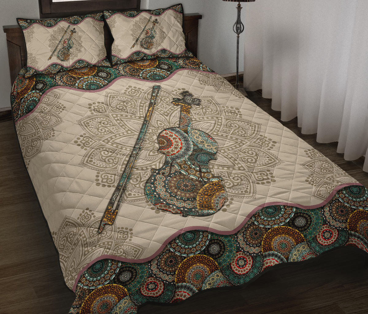 Violin Mandala Quilt Bet Set