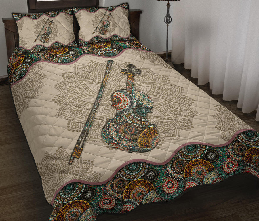 Violin Mandala Quilt Bet Set