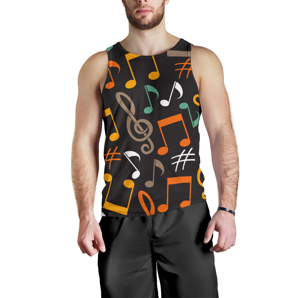 Music Notes Men's Tank Top
