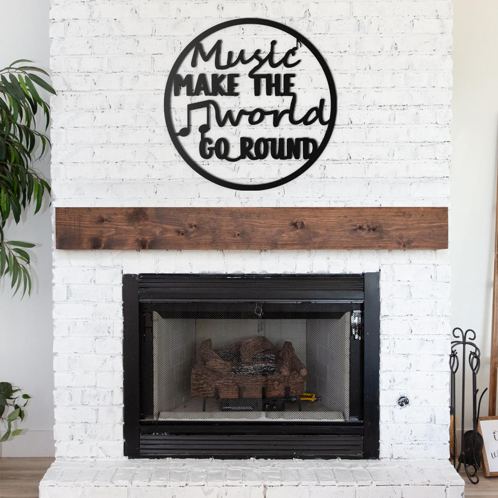 Music Go Round Metal Sign