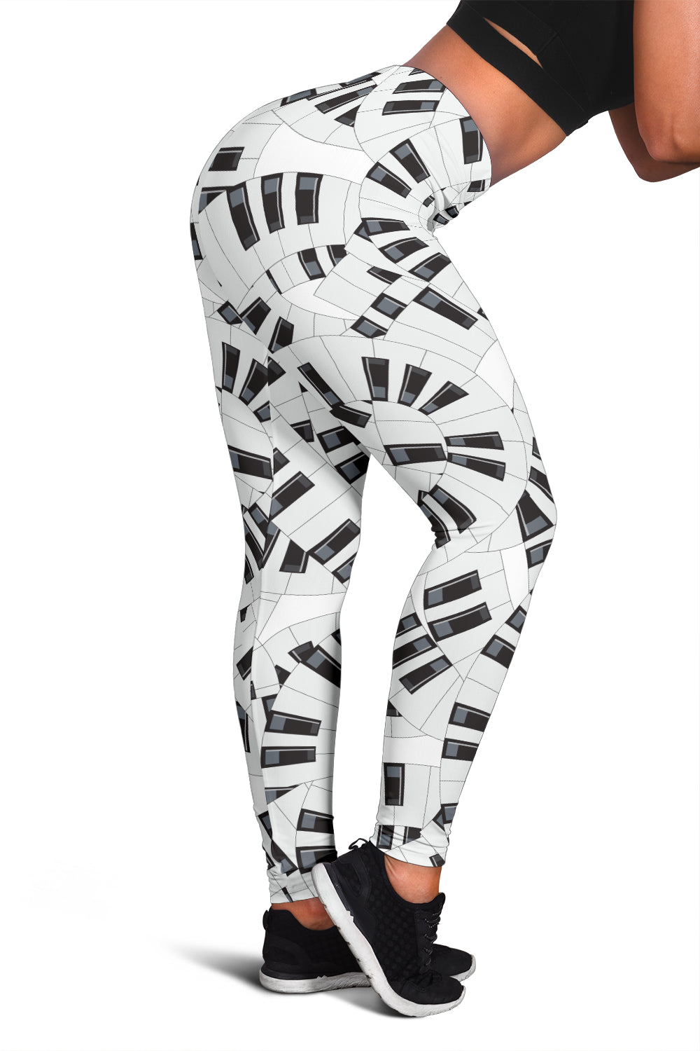Piano White Women's Leggings