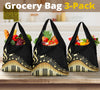 Piano Keys With Musical Notes Grocery Bag 3-Pack