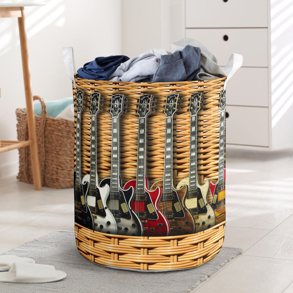 Guitars Laundry Basket
