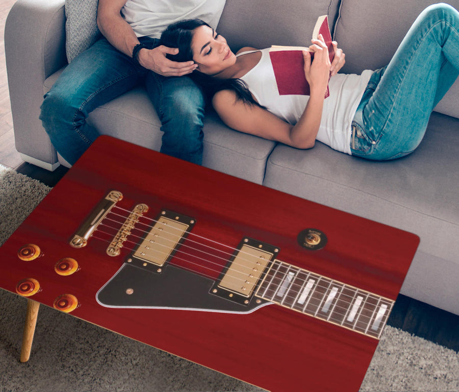 [USA Only] Anniversary Guitar Rectangular Coffee Table