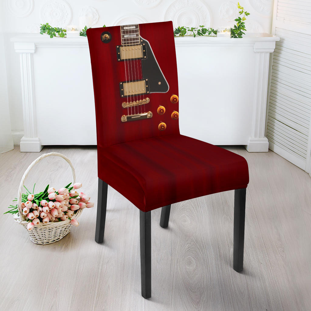 Anniversary Guitar Dining Chair Slip Cover - { shop_name }} - Review