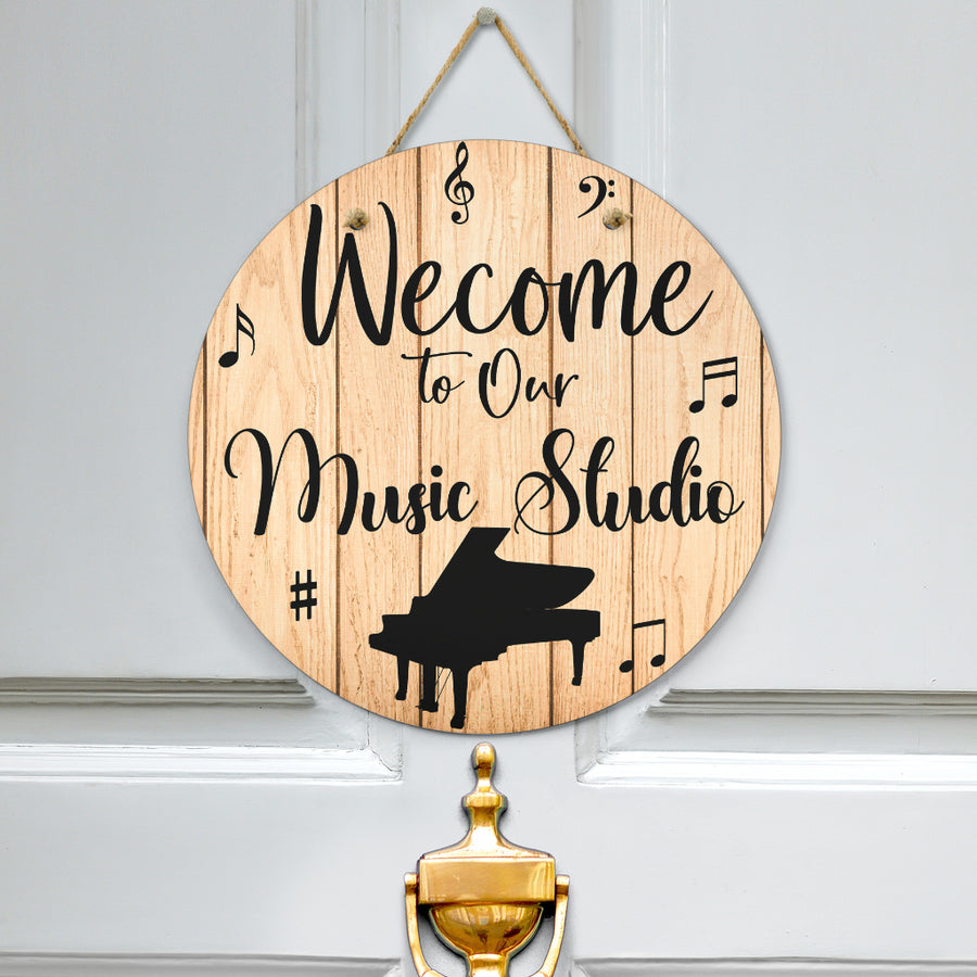 Music Studio Door Sign