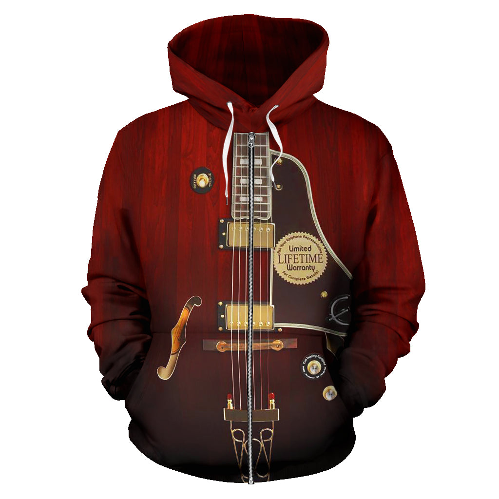 New! Epiphone Sheraton Guitar Zip-Up Hoodie