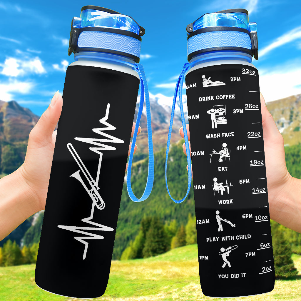 Trombone Heartbeat Hydro Tracking Bottle