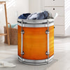 Stunning Wood Metal Snare Drum Laundry Basket