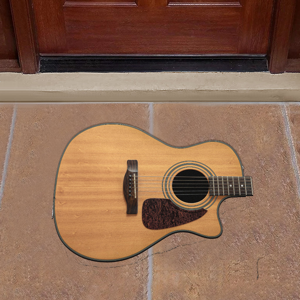 Guitar Shape Door Mat