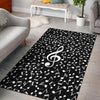 Music Notes Area Rug