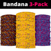 Music Notes Pattern Bandana 3-Pack