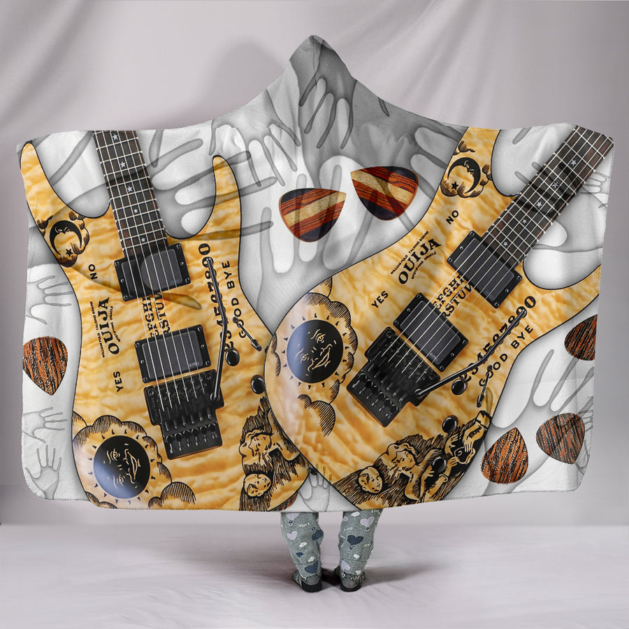 Paranormal Guitar Therapy Hooded Blanket