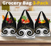 Piano Keys Art Musical Notes Grocery Bag 3-Pack