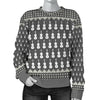 Violin Pattern Women's Grey Sweater - { shop_name }} - Review