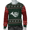 French Horn Snowflake Men's Sweater