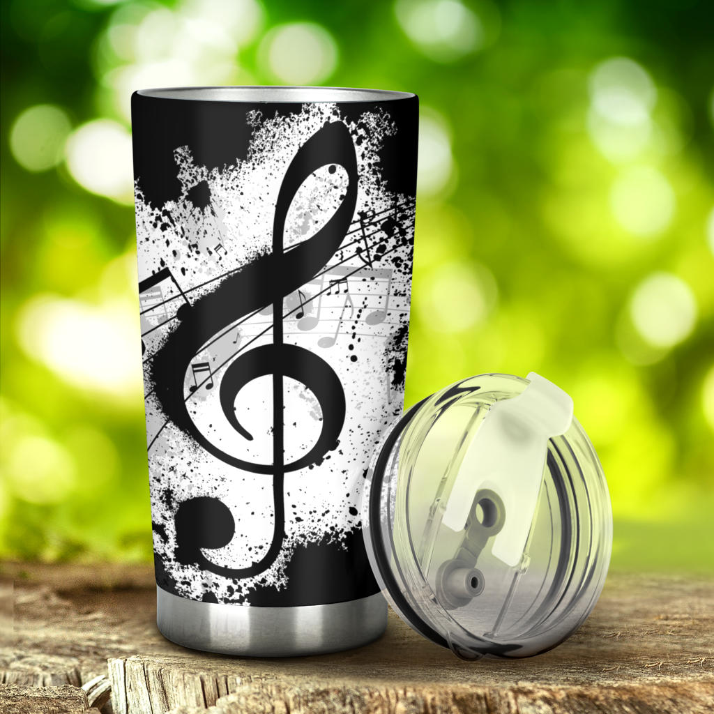 Treble Clef Tumbler