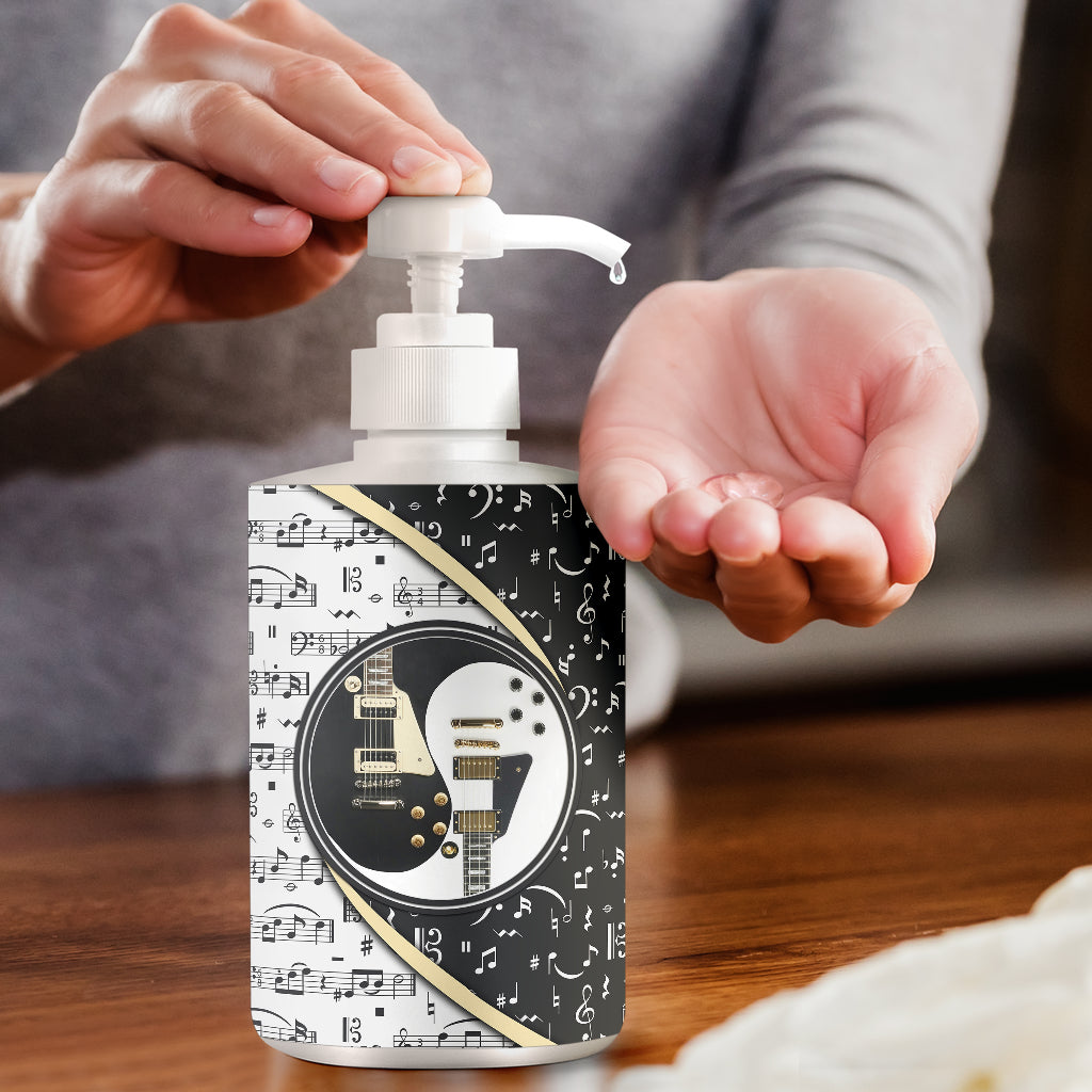 Guitars Yin Yang Sanitizer Bottle