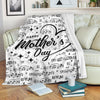 Musical Notes Mother Day's Blanket