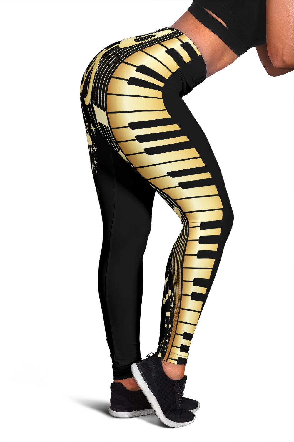 Piano And Music Notes Leggings