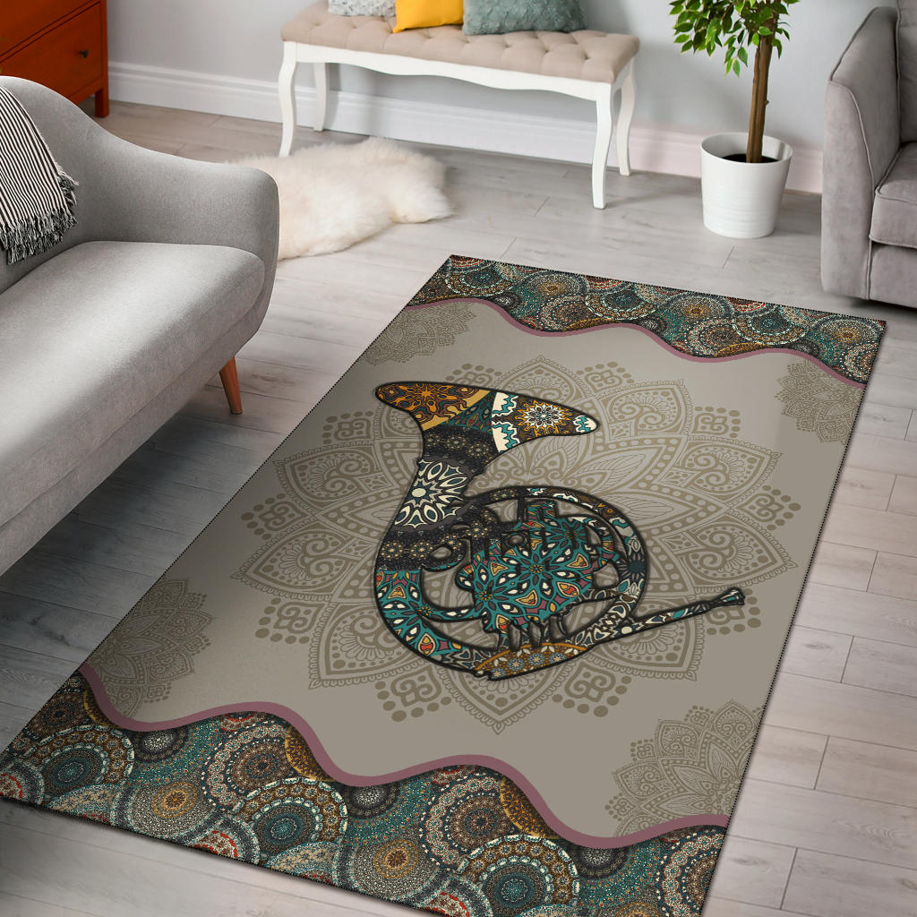 Horn Mandala Area Rug