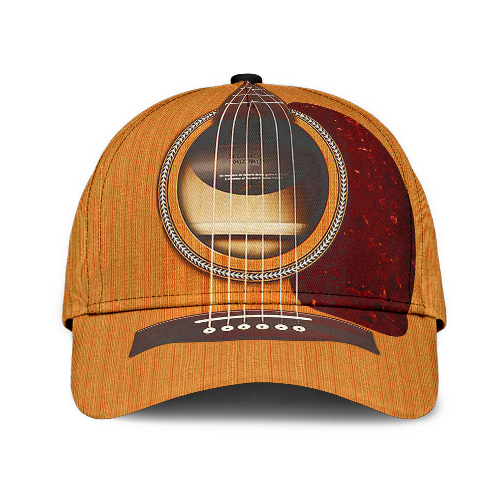 Wooden Guitar Classic Cap