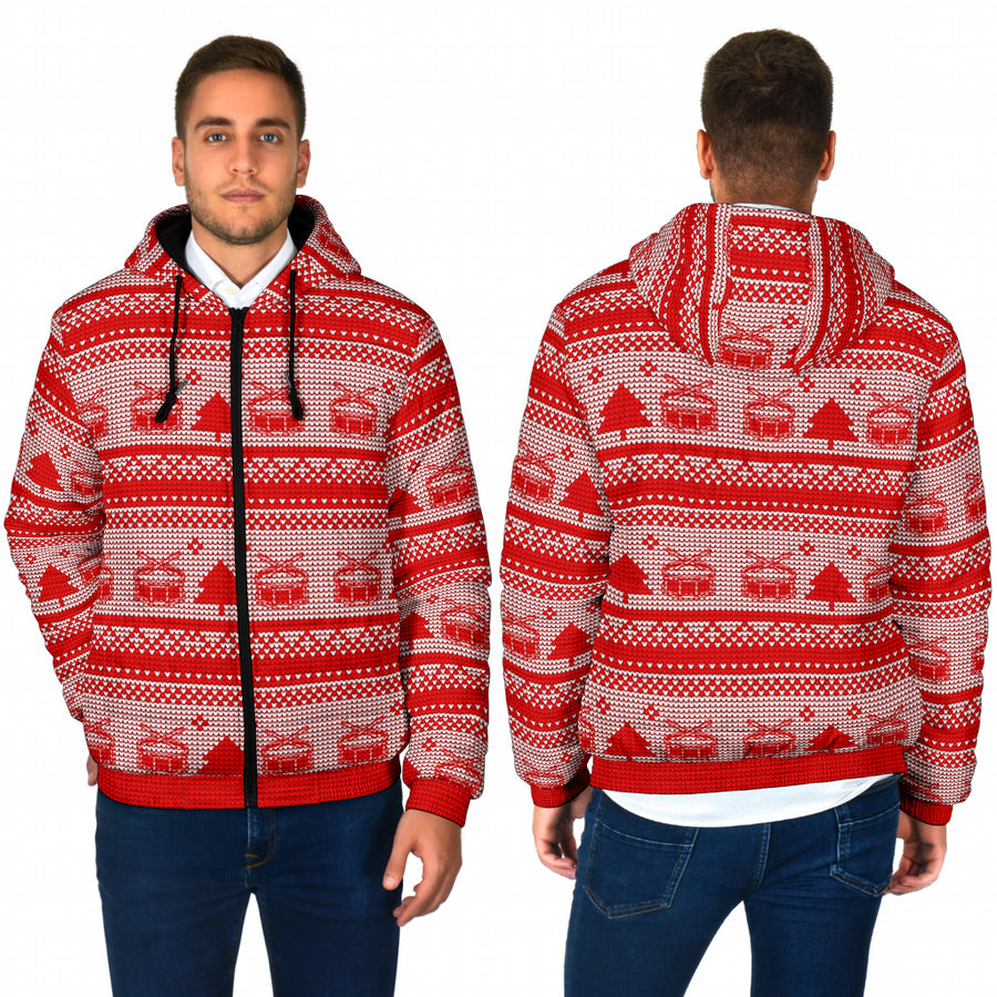 Drum Christmas Hooded Jacket