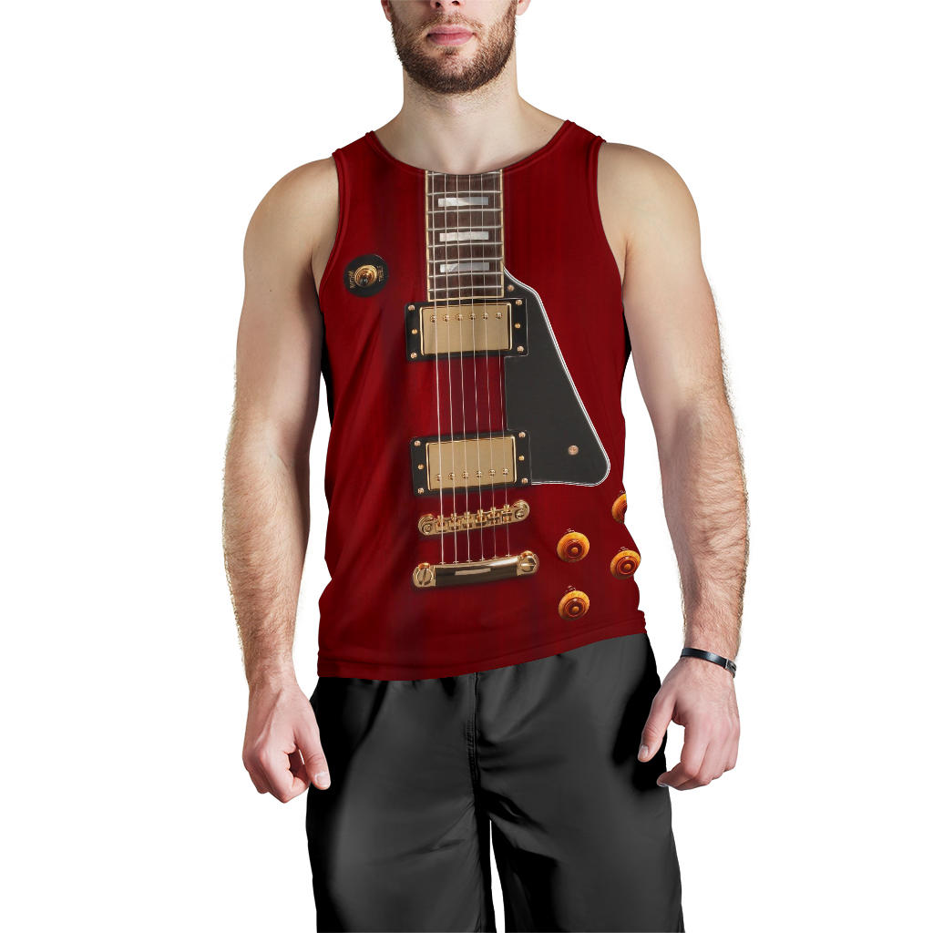 Anniversary Guitar Men's Tank Top - { shop_name }} - Review