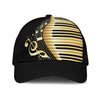 Piano Keys Black Classic Cap