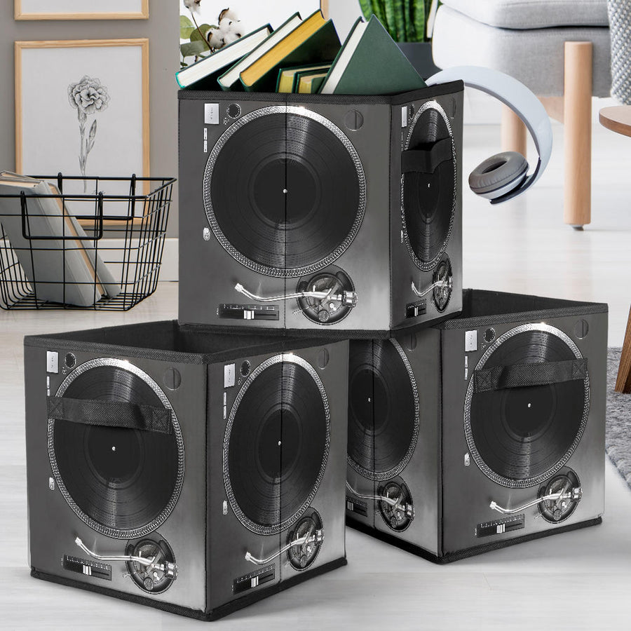 Vinyl Record Storage Cube