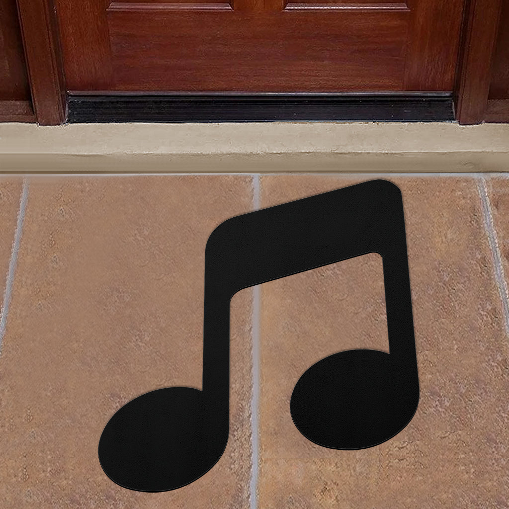 Eight Notes Shape Door Mat