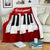 Piano  Key And Musical Notes Premium Blanket