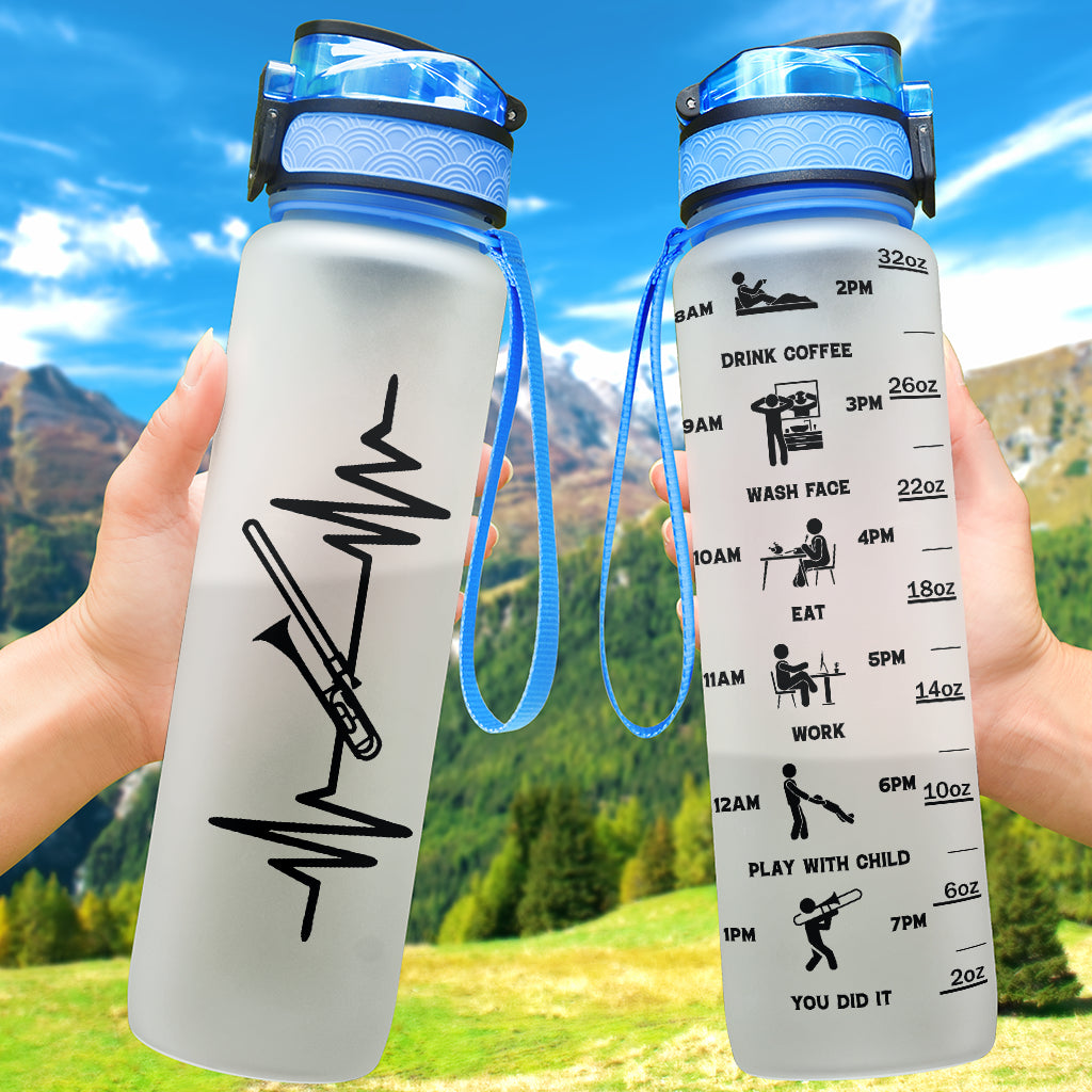 Trombone Heartbeat Hydro Tracking Bottle