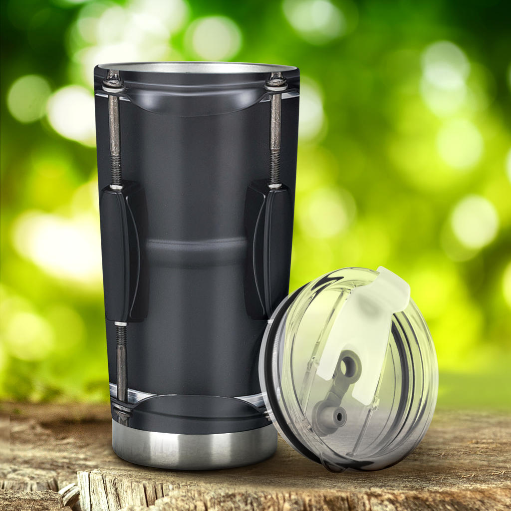 Black Snare Drum Tumbler