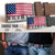 American Flag Piano Keys Belt Buckle