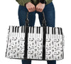 Piano Keys And Music Notes Travel Bag