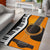 Piano Keys And Guitar Area Rug