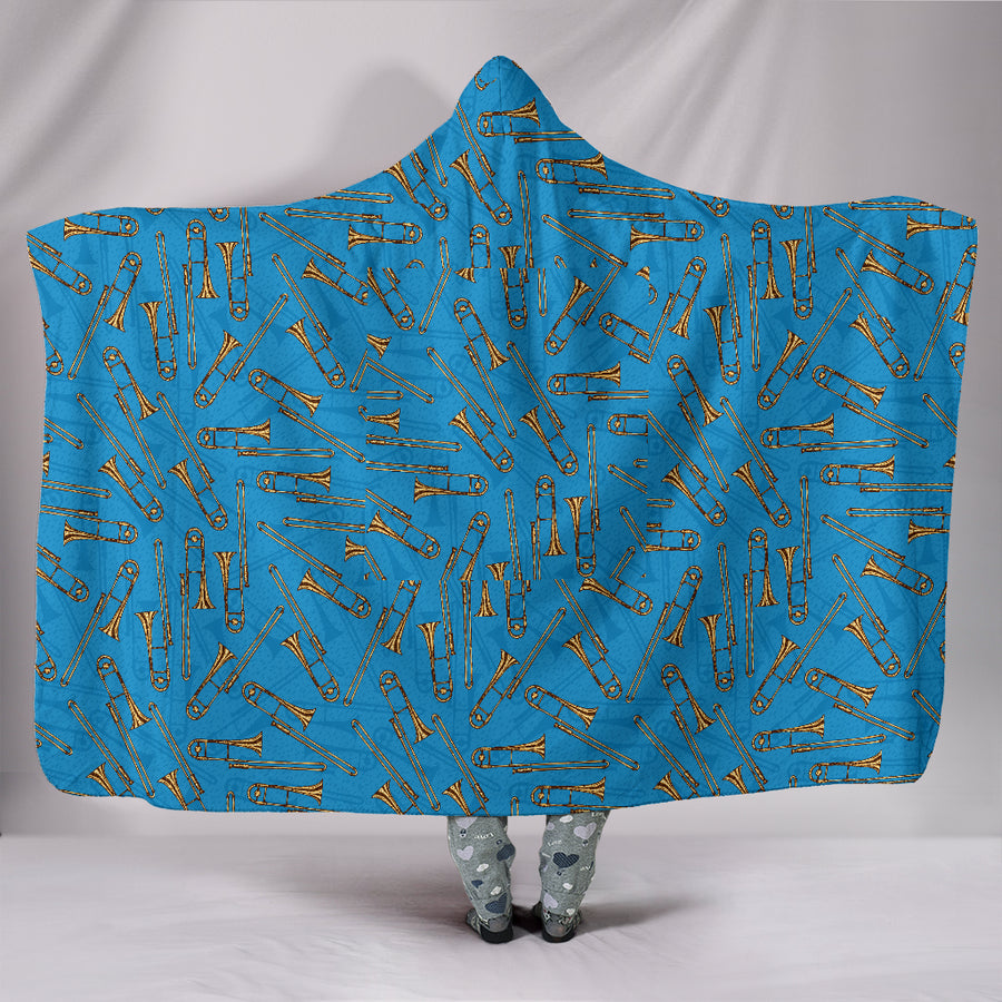 Trombone Hooded Blanket