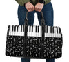 Piano Keys And Music Notes Travel Bag