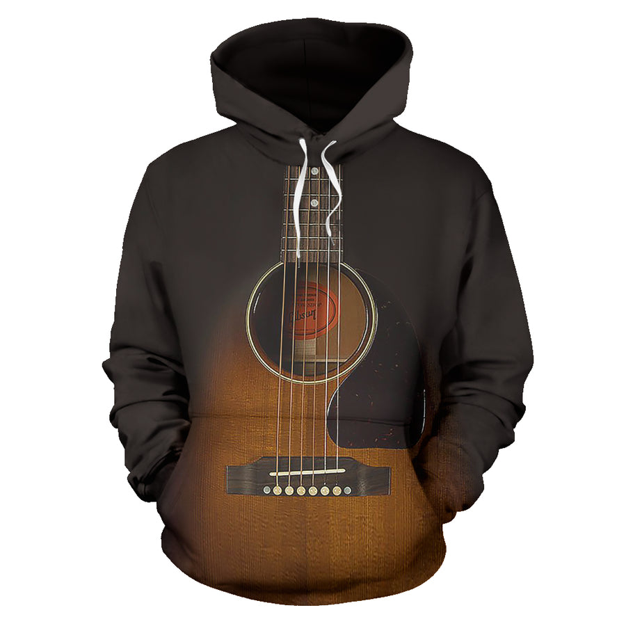 Black Guitar Hoodie