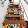 Guitars Stair Stickers