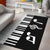 Musical Notes Piano Area Rug