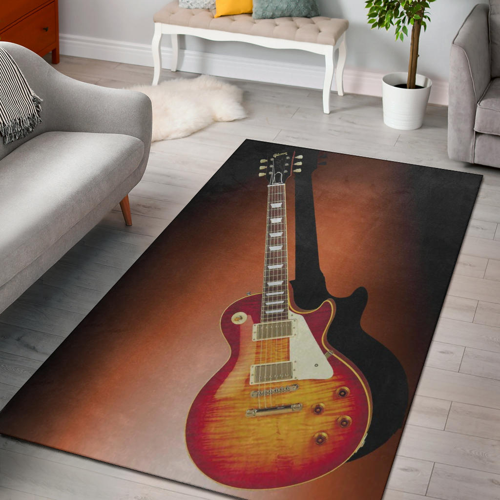 Awesome Guitar Area Rug