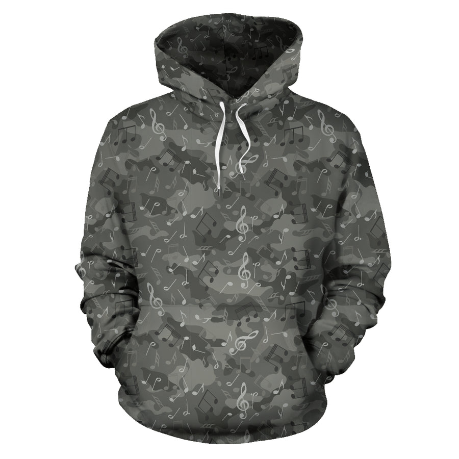 Music Notes Camo Hoodie