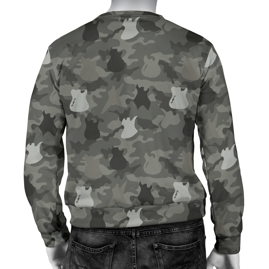 Guitars Camo Men's Sweater