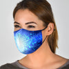Musical Notes Blue Face Mask - { shop_name }} - Review