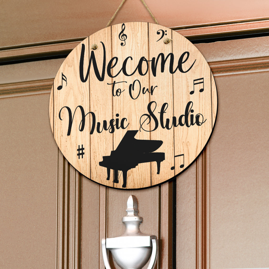 Music Studio Door Sign
