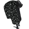 Musical Seamless Black Trapper Hat