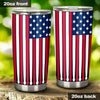 American Flag Drum Stick Tumbler - Tumbler / 20oz Large - { shop_name }} - Review
