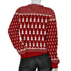 Violin Pattern Red Women's Red Sweater - { shop_name }} - Review
